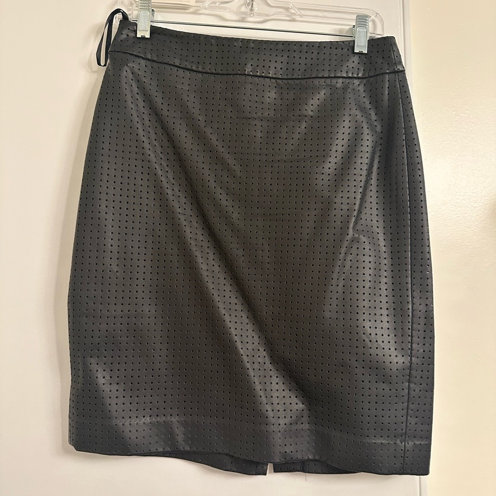 Banana Republic Faux Leather Pencil Skirt